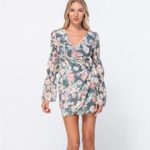 floral Wrap Dress NWT